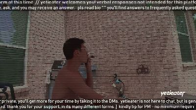 yetieater webcam model stream image