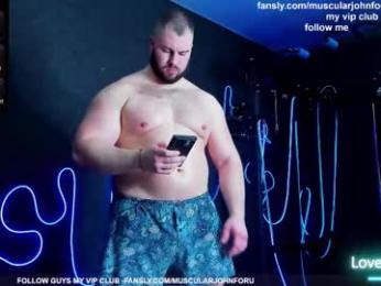 muscularjohnforu webcam chaturbate model stream image
