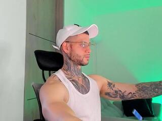 James Leeandros webcam flirt4free model stream image