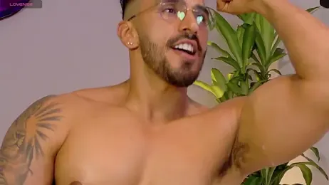 tony_muscle webcam model stream image