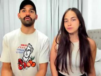 ashleyandzamir webcam chaturbate model stream image