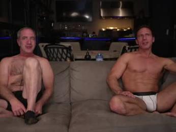 blondefoxsilverfox webcam chaturbate model stream image