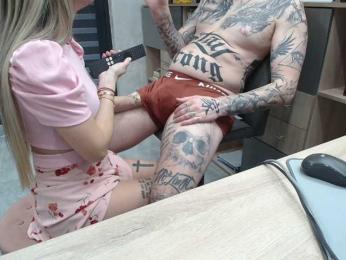 tattoo-couple webcam bongacams model stream image