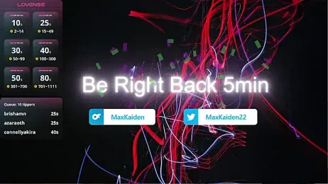 MaxKaiden webcam model stream image