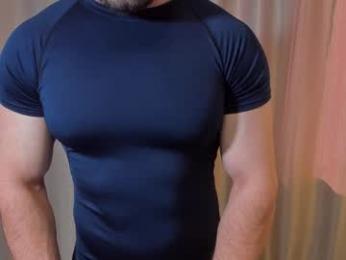adam_muscle_ webcam model stream image