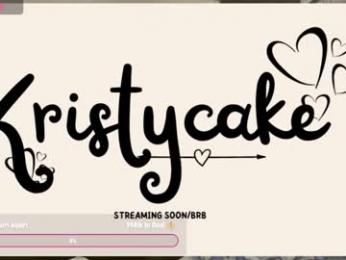 kristycake webcam model stream image
