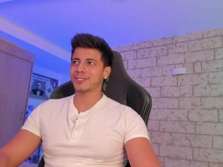Aston Coleman webcam model stream image