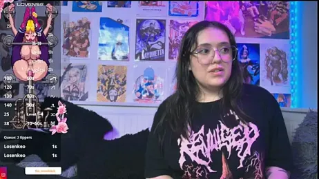 snowblack_ webcam model stream image