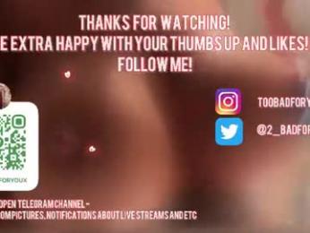2badforyou chaturbate stream image, 17.09.2026 11:10